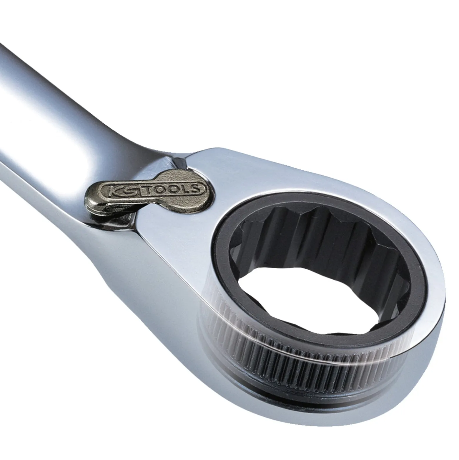 KS TOOLS DUO GEARplus Ringmaulschlüssel Maul-Ratschenfunktion 21 mm umschaltbar - 503.5921