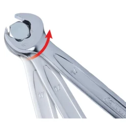 KS TOOLS DUO GEARplus Ringmaulschlüssel Maul-Ratschenfunktion 21 mm umschaltbar - 503.5921