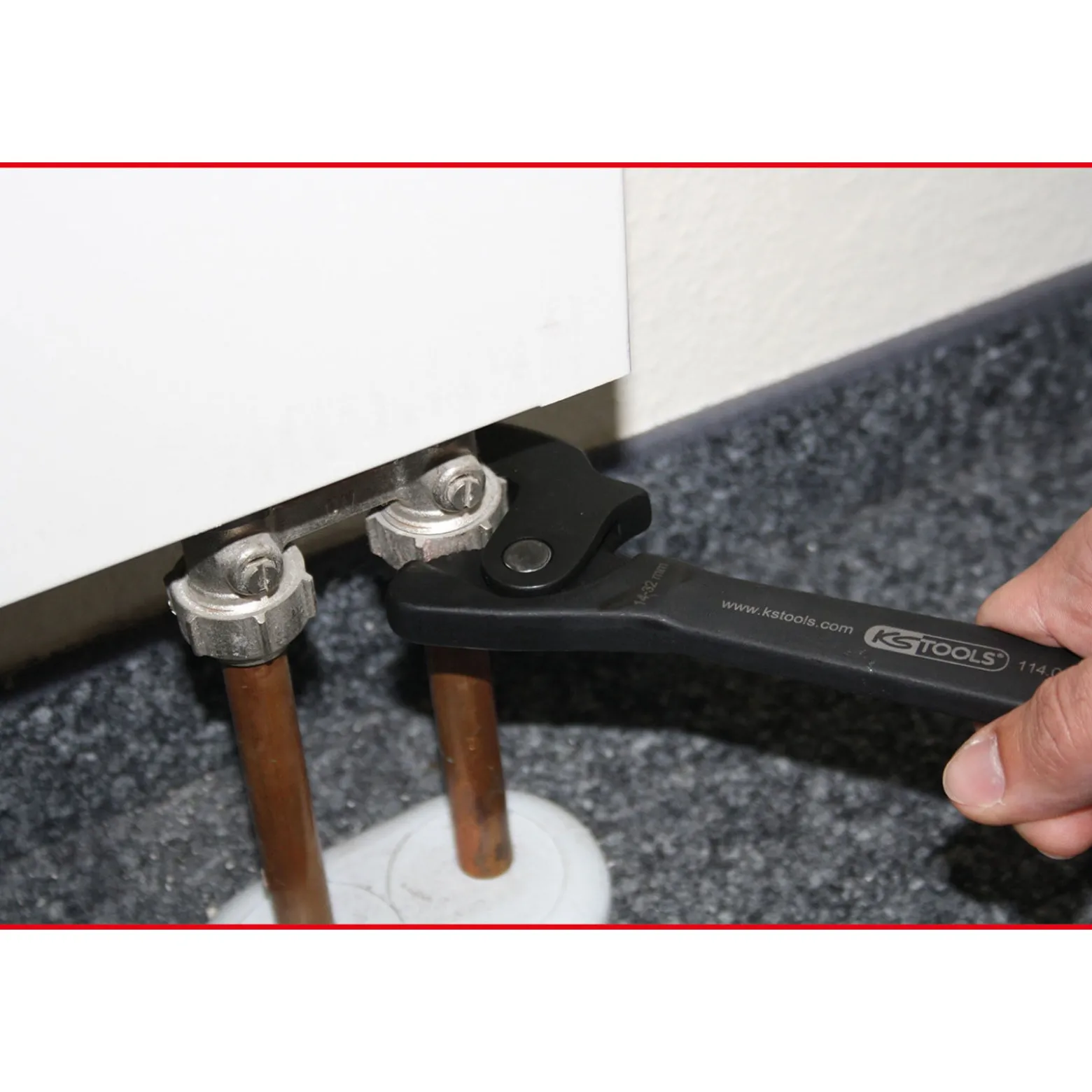 KS TOOLS Einhand-Multifunktions-Schlüssel 8-17/14-32 mm - 114.0055