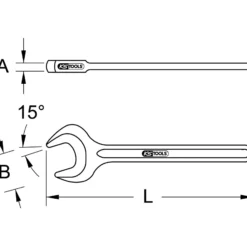 KS TOOLS Einmaul-Kraftschlüssel 46 mm - 517.0546