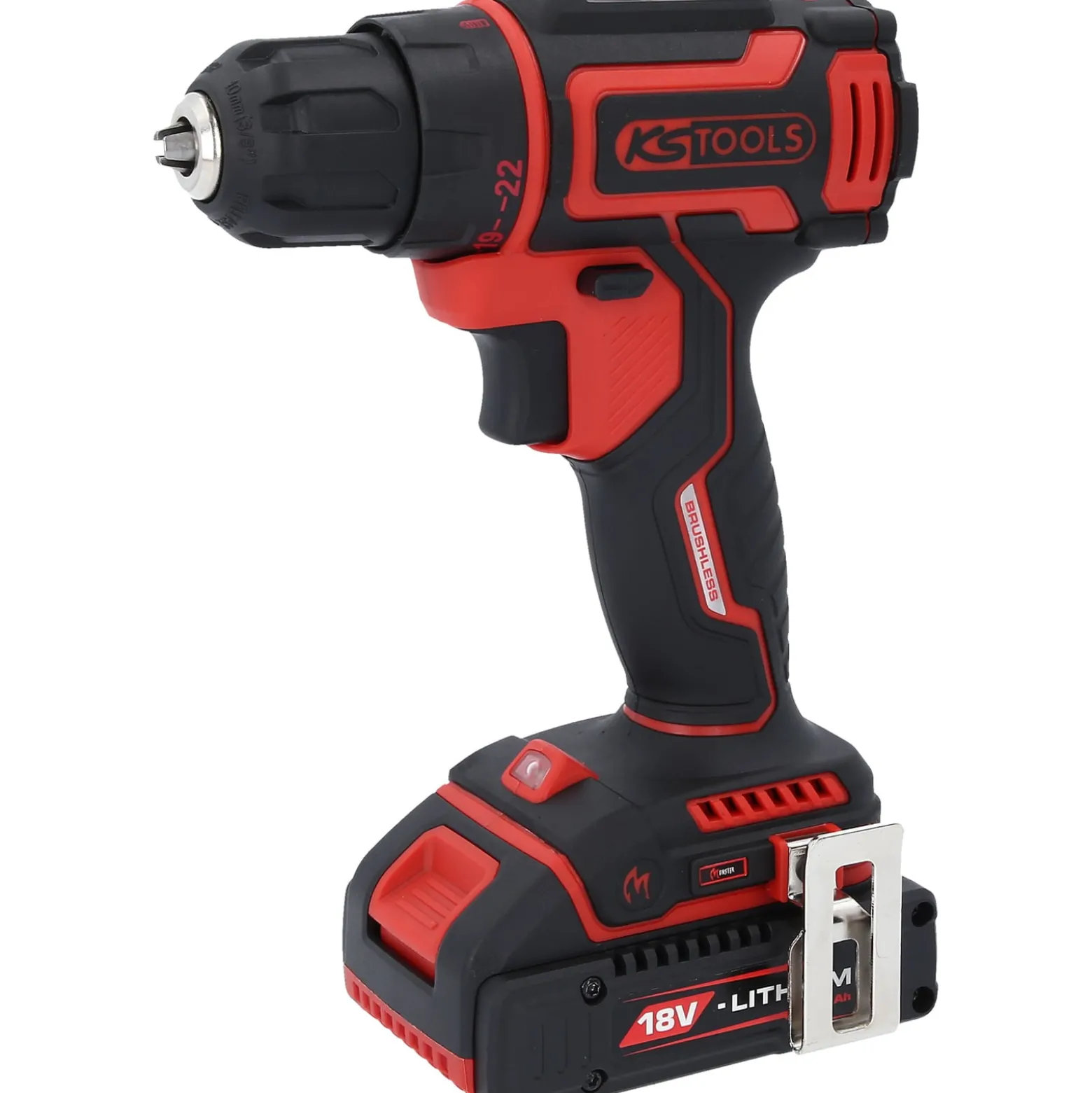 KS TOOLS eMONSTER Brushless-Akku-Bohr-Schrauber-Satz 4tlg. - 515.6400