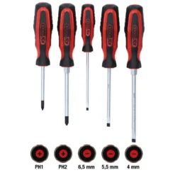 KS TOOLS ErgoTorqueplus Schraubendreher-Satz 5tlg. - 159.0005