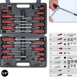 KS TOOLS ERGOTORQUEplus Schraubendreher- und Bit-Satz 39tlg. - 159.0100