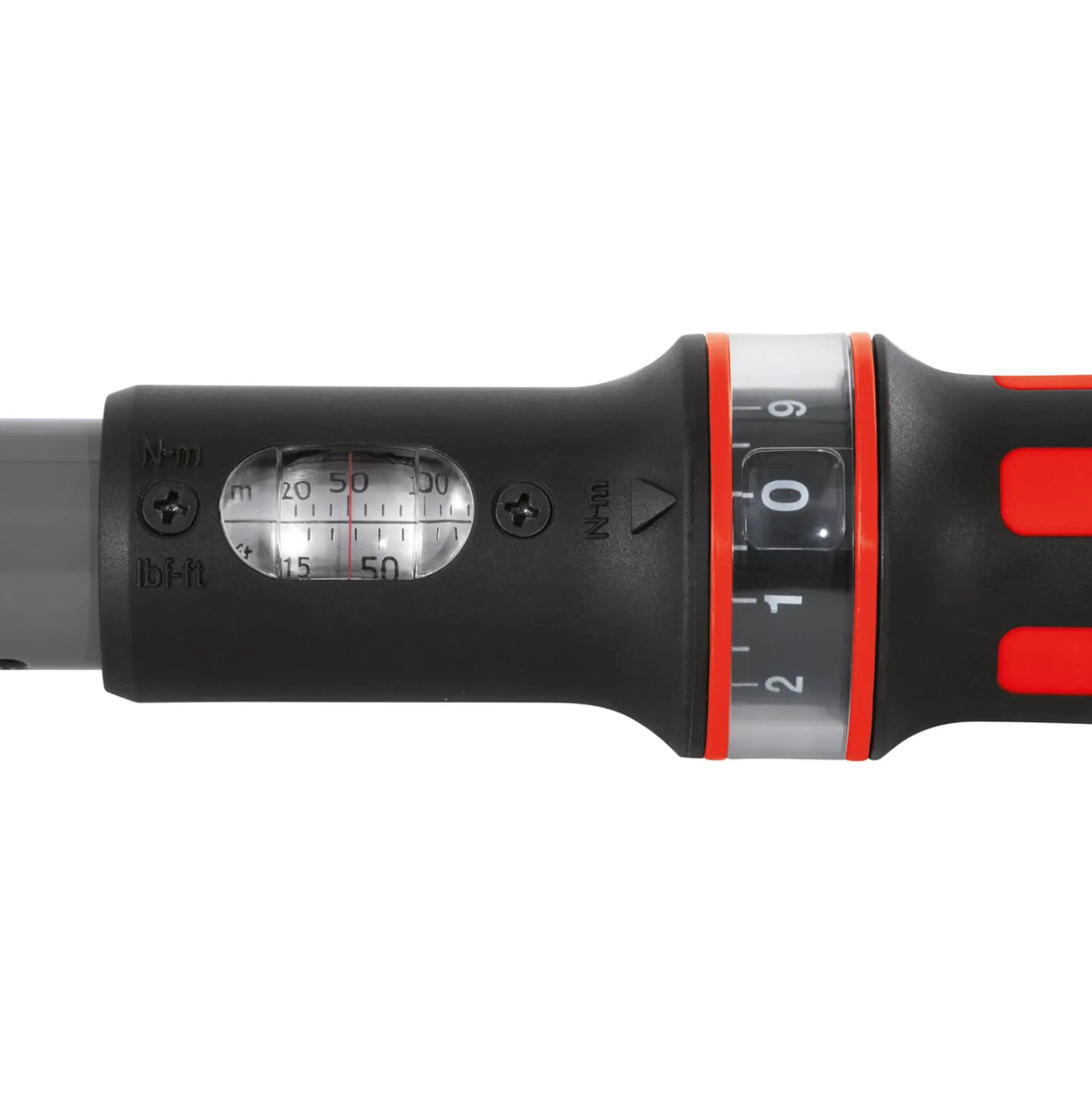 KS TOOLS 1/2" ERGOTORQUEprecision Drehmomentschlüssel 40 - 200 Nm mit Quick-Lock Drehknopf-Umsteck-Ratschenkopf - 516.6042