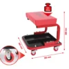 KS TOOLS Fahrbarer Hocker L 365 x B 360 x H 360 mm - 500.8020