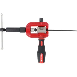 KS TOOLS Flarefix 1 Universal-Bremsleitungs-Bördelgerät-Satz mit Hydraulik-Spindel 16tlg. - 122.1290