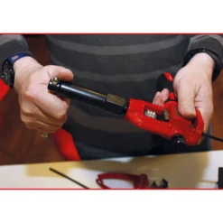 KS TOOLS Flarefix 1 Universal-Bremsleitungs-Bördelgerät-Satz mit Hydraulik-Spindel 16tlg. - 122.1290