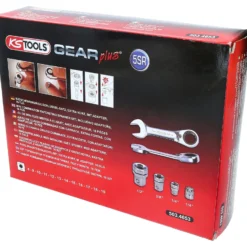 KS TOOLS GEARplus Ratschenringmaulschlüssel-Satz kurz 16tlg. - 503.4653