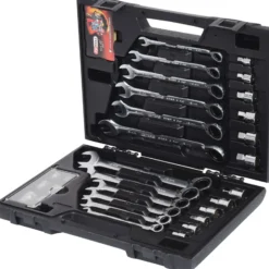 KS TOOLS GEARplus RINGSTOP-Ratschenringmaulschlüssel-Satz 30tlg. mit Adapter - 503.4960
