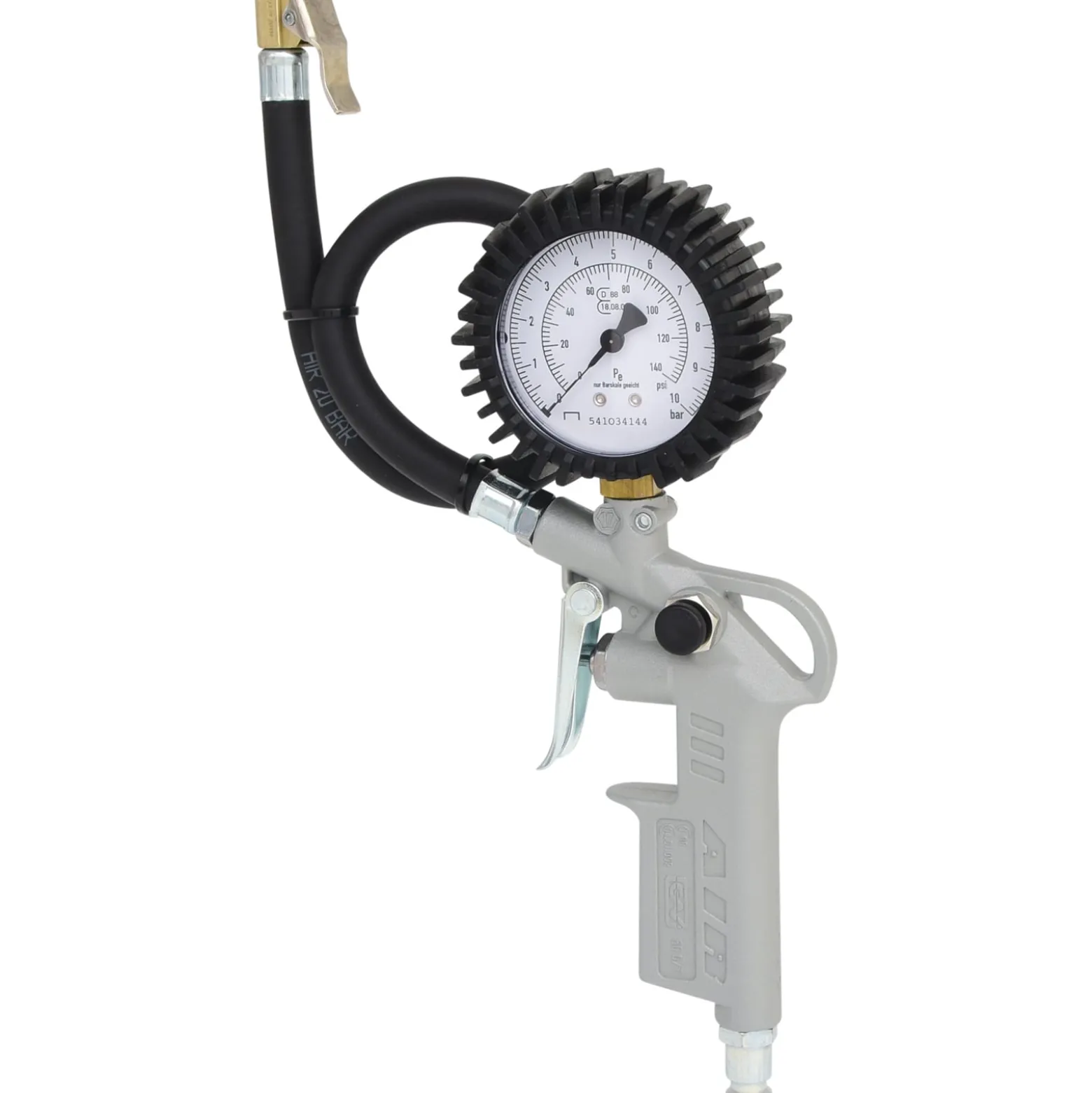 KS TOOLS Geeichter Druckluft-Reifenfüllmesser 0-10 bar - 515.1960