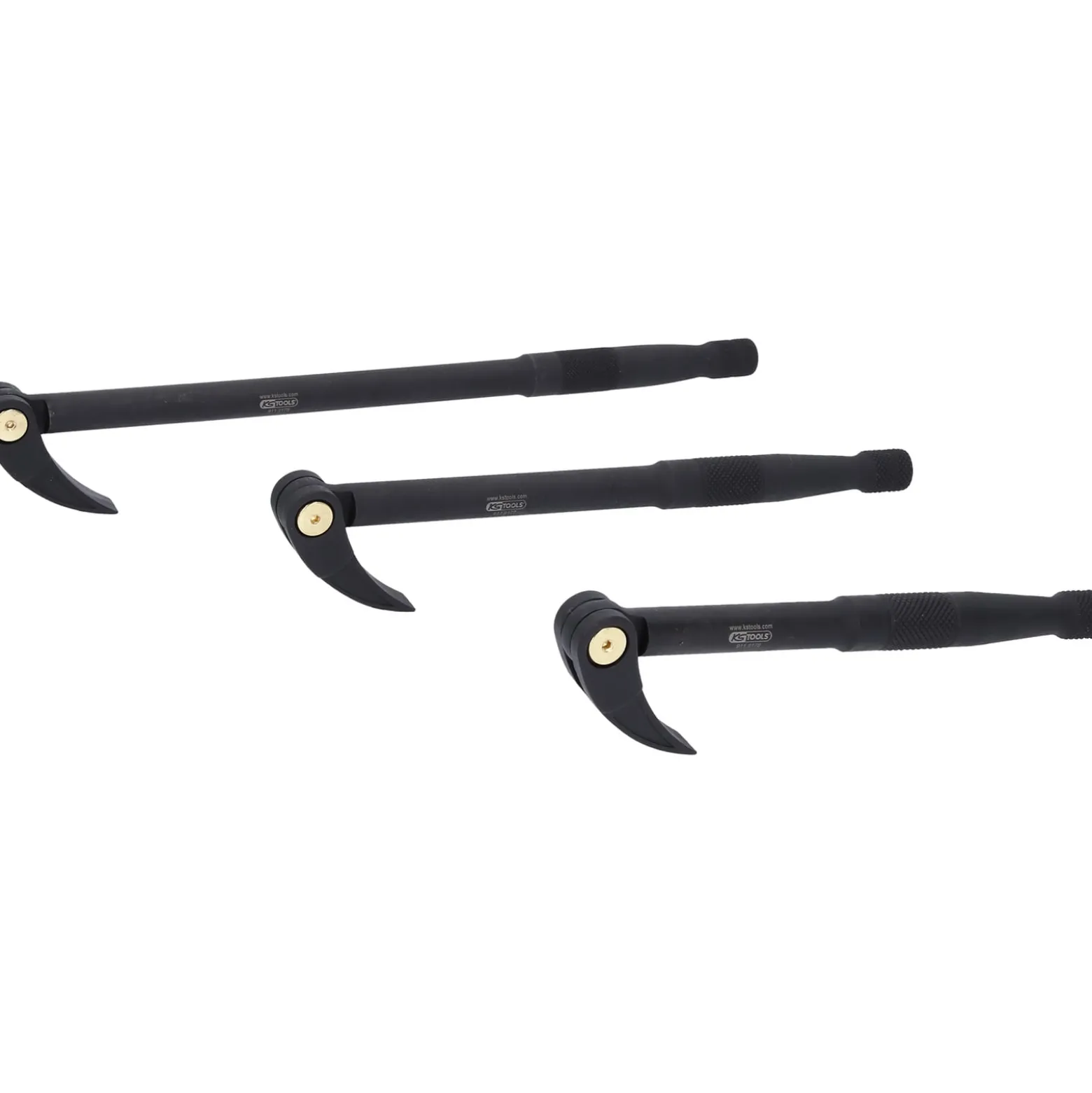 KS TOOLS Gelenk-Rollkopf-Hebeleisen-Satz 3tlg. - 911.8175