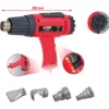 KS TOOLS Heißluft-Gerät Satz inkl. 4 Aufsätze - 960.1190