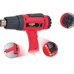 KS TOOLS Heißluft-Gerät Satz inkl. 4 Aufsätze - 960.1190