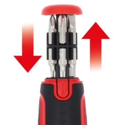 KS TOOLS 12 in 1 Ratschen-Bit-Schraubendreher - 159.2035