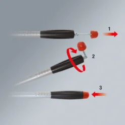 KS TOOLS 3/4" Kurzweg-Drehmomentschlüssel 140 - 800 Nm - 516.3545