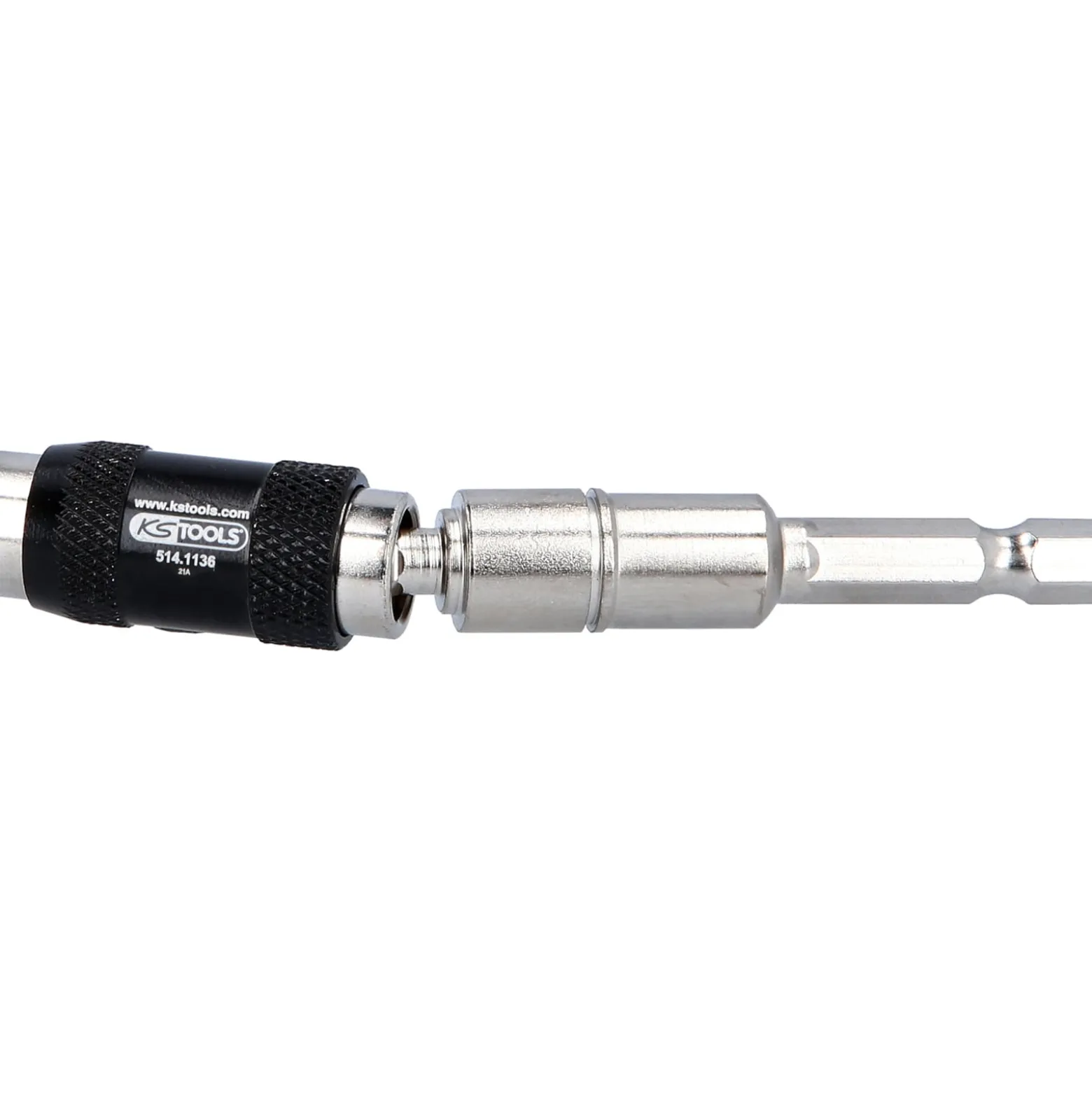 KS TOOLS 1/4" Magnetischer Schnellwechsel-Bithalter mit Gelenk - 514.1136