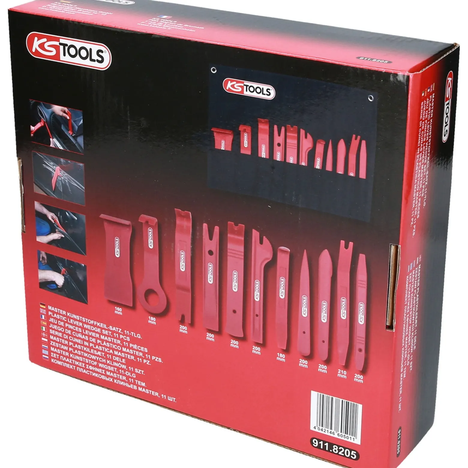 KS TOOLS MASTER Kunststoffkeil-Satz 11tlg. - 911.8205