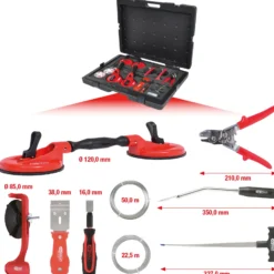 KS TOOLS MASTER Scheiben-Montage und Demontage-Satz 13tlg. - 140.1065