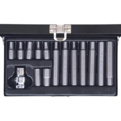 KS TOOLS 10 mm Bit-Satz 15tlg. Innensechskant - 911.5040