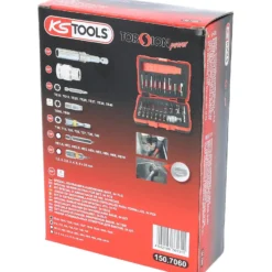 KS TOOLS 1/4" + 10 mm Torx- und Innensechskant-Schrauben-Ausdreher-Satz 34tlg. - 150.7060