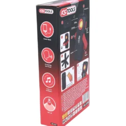 KS TOOLS Mobile Werkstatt-Handlampe 500 Lumen mit Bluetooth Lautsprecher knickbar - 150.4500