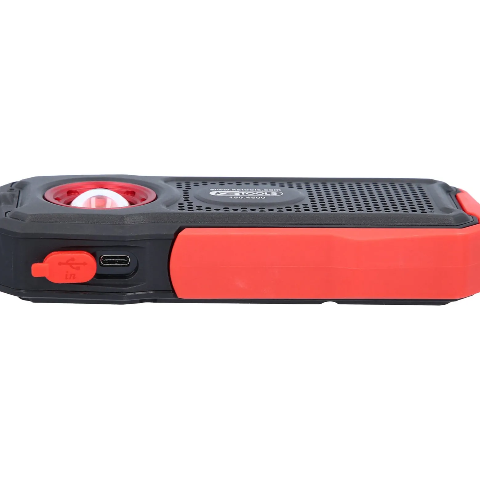 KS TOOLS Mobile Werkstatt-Handlampe 500 Lumen mit Bluetooth Lautsprecher knickbar - 150.4500