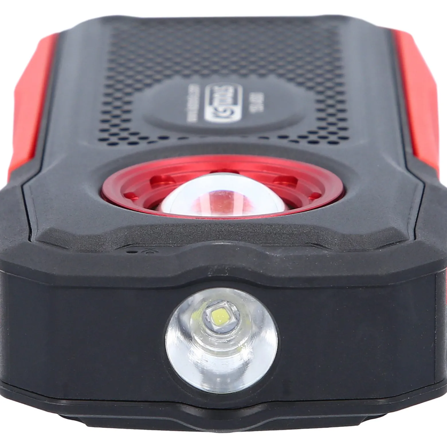 KS TOOLS Mobile Werkstatt-Handlampe 500 Lumen mit Bluetooth Lautsprecher knickbar - 150.4500