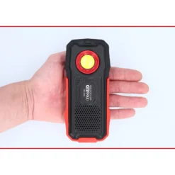 KS TOOLS Mobile Werkstatt-Handlampe 500 Lumen mit Bluetooth Lautsprecher knickbar - 150.4500