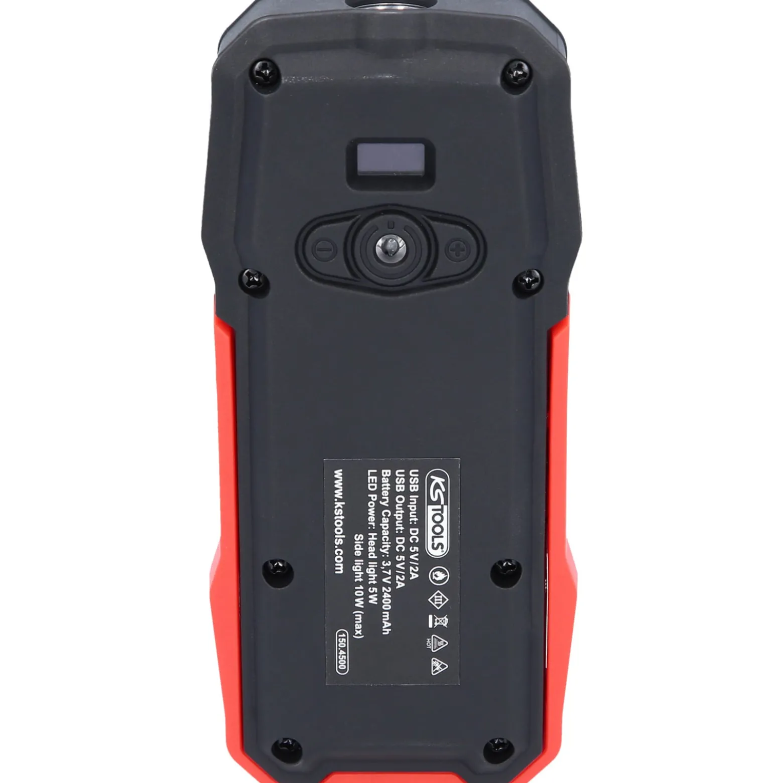 KS TOOLS Mobile Werkstatt-Handlampe 500 Lumen mit Bluetooth Lautsprecher knickbar - 150.4500