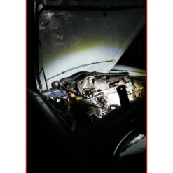 KS TOOLS Mobile Werkstatt-Handlampe 500 Lumen mit Bluetooth Lautsprecher knickbar - 150.4500