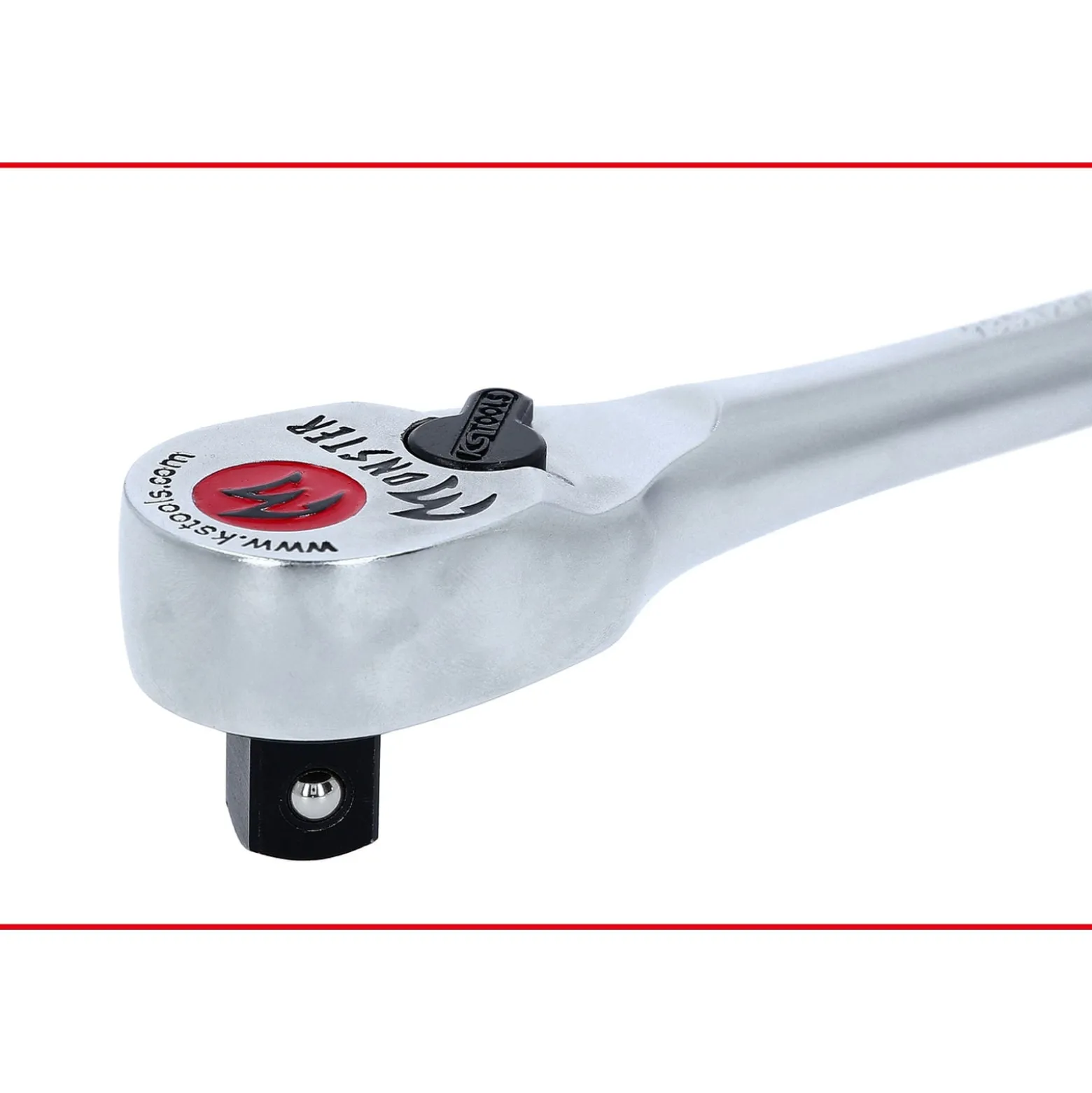 KS TOOLS 1/2" Monster Teleskop-Umschaltknarre, 100 Zahn - 935.1285