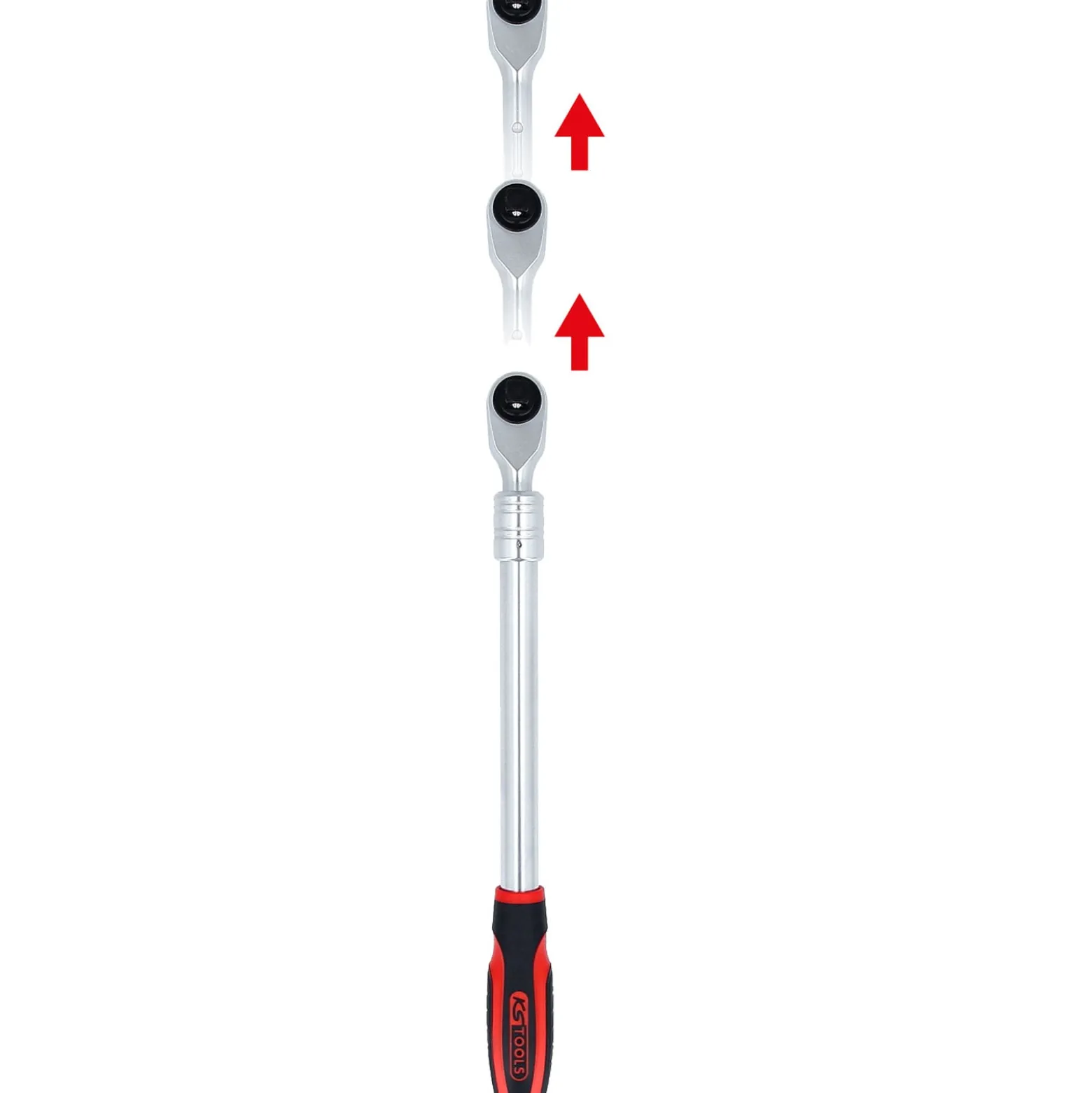 KS TOOLS 1/2" Monster Teleskop-Umschaltknarre, 100 Zahn - 935.1285