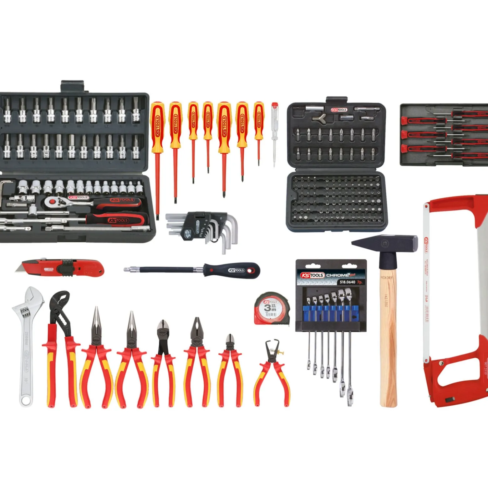 KS TOOLS Premium Max Elektriker-Werkzeugkoffer 195tlg. - 117.0195