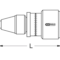 KS TOOLS Präzisions-Drehmoment-Prüfgerät 10 - 120 mNm - 516.3330