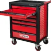 KS TOOLS RACINGline SCHWARZ/ROT Werkstattwagen mit 7 Schubladen - 826.0007