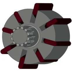 KS TOOLS 1/2" ROCKET II Hochleistungs-Druckluft-Schlagschrauber 2.300 Nm - 512.0002