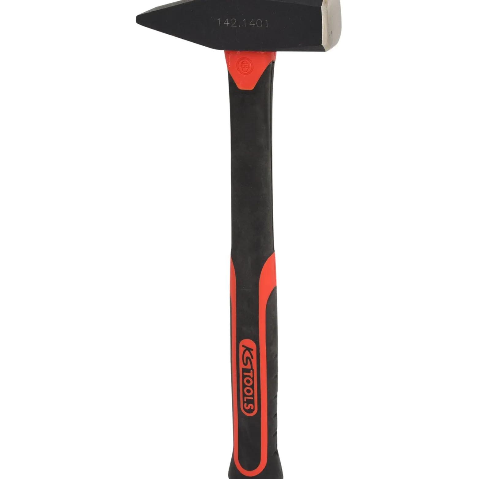KS TOOLS Schlosserhammer mit Fiberglasstiel 1000g - 142.1401