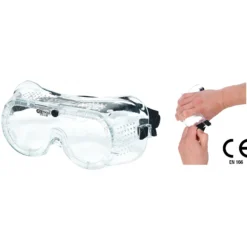 KS TOOLS Schutzbrille mit Gummiband-transparent, EN 166 - 310.0120
