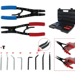 KS TOOLS Sicherungszangen-Satz mit Ratschenfunktion 20tlg. - 500.1350