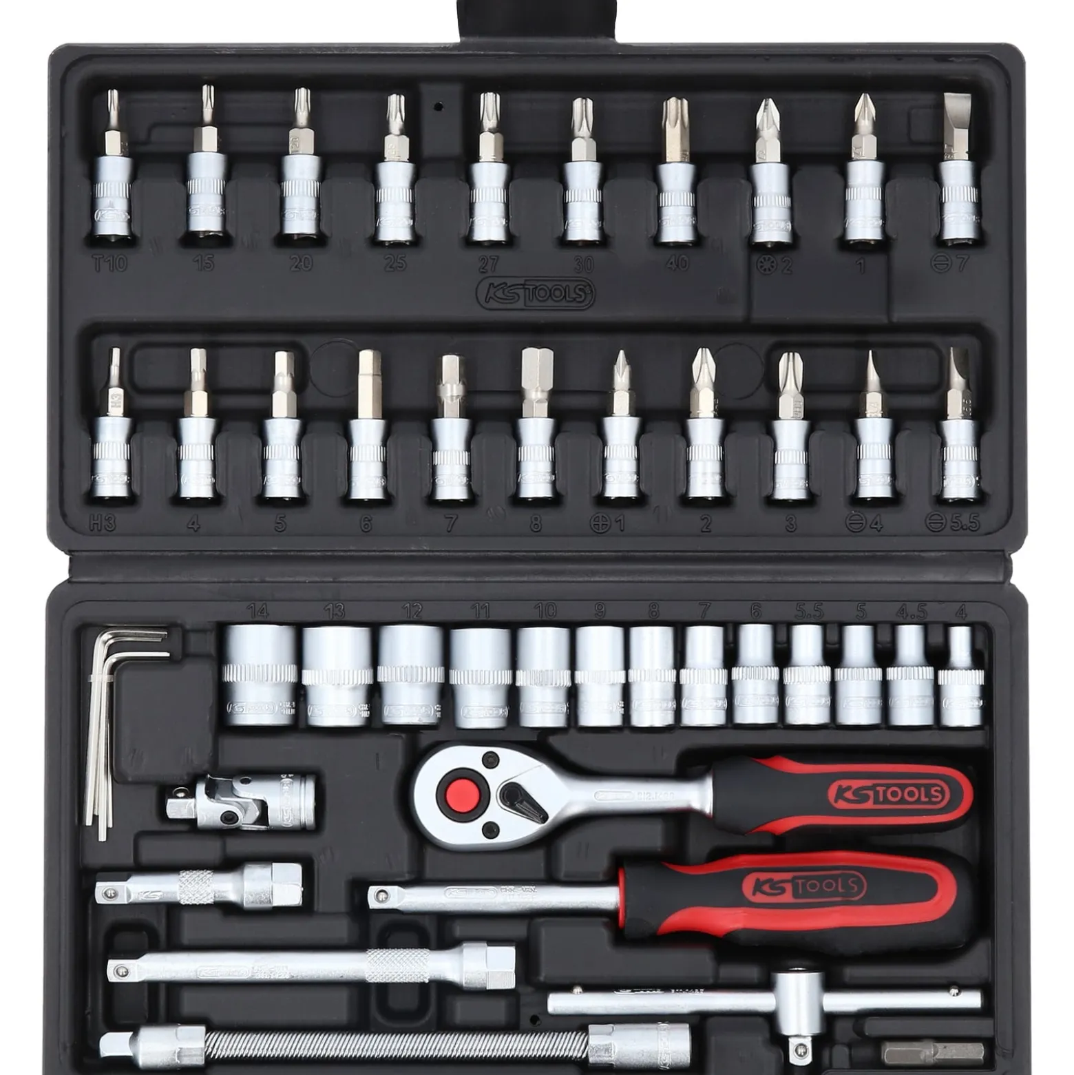 KS TOOLS 1/4" Steckschlüssel-Satz 46tlg. - 911.0646