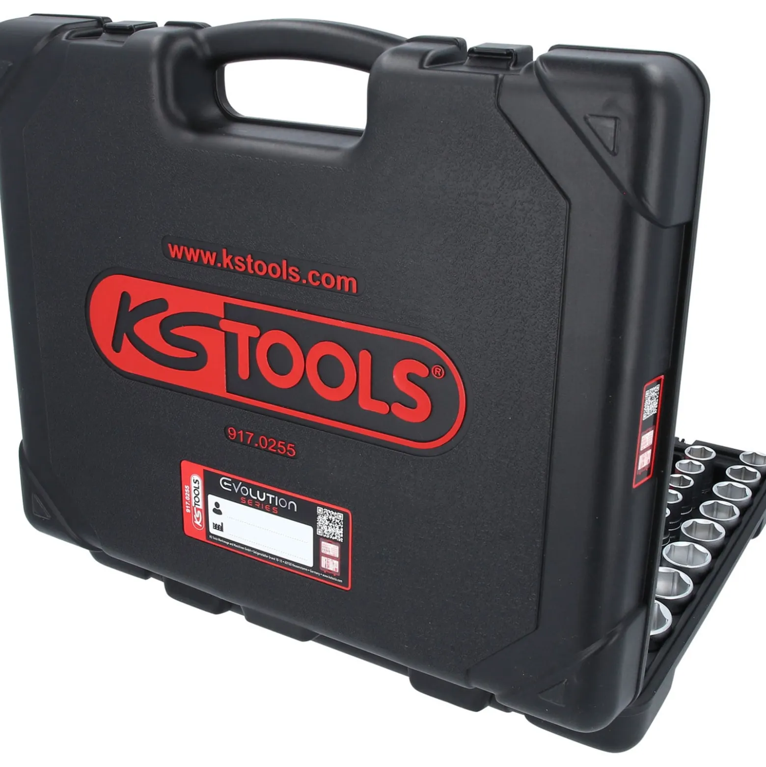 KS TOOLS 1/4"+3/8"+1/2" Steckschlüssel-Satz 255tlg. - 917.0255