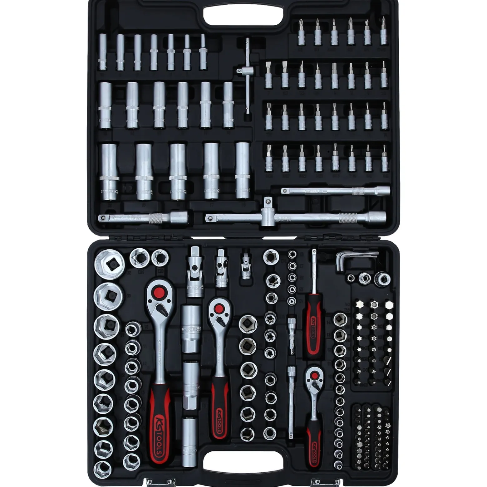 KS TOOLS 1/4"+ 3/8"+ 1/2" Steckschlüssel-Satz 195tlg. - 917.0795