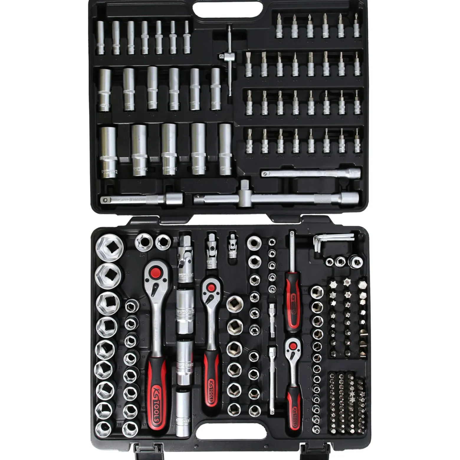 KS TOOLS 1/4"+ 3/8"+ 1/2" Steckschlüssel-Satz 195tlg. - 917.0795