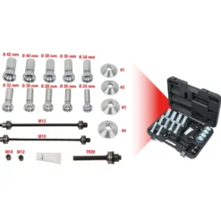 KS TOOLS Stufen-Druckhülsen-Satz 22tlg. - 700.2355