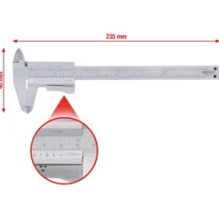 KS TOOLS Taschen-Messschieber 0-150 mm 235 mm - 300.0510