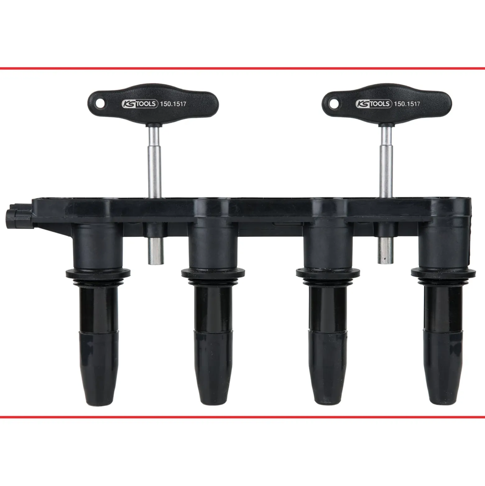 KS TOOLS T-Griff-Zündspulen-Abzieher-Satz für VAG und Opel Motoren 7tlg. - 500.7570