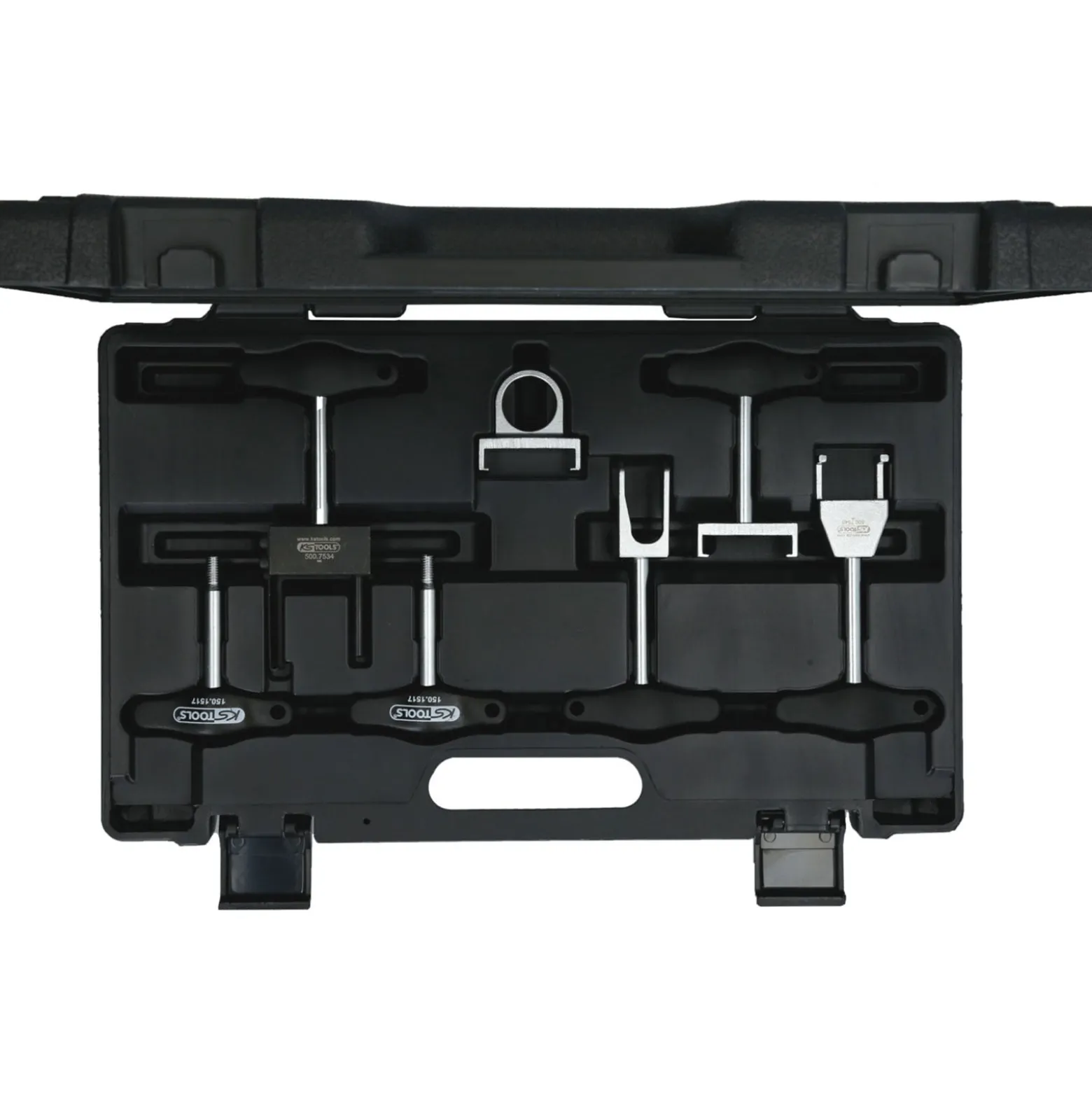 KS TOOLS T-Griff-Zündspulen-Abzieher-Satz für VAG und Opel Motoren 7tlg. - 500.7570