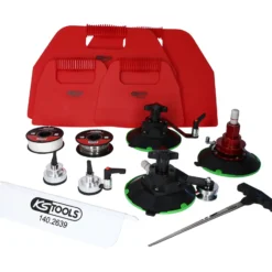 KS TOOLS Universal Ein-Mann-Betrieb-Scheiben-Austrenngerät 13tlg. - 140.2630