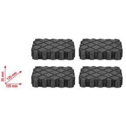 KS TOOLS Universal Gummiauflagen-Satz für Hebebühnen 4tlg. - 160.0391-TD