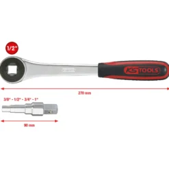 KS TOOLS Universal-Stufenschlüssel-Satz 3/8"-1" 2tlg. - 130.3000